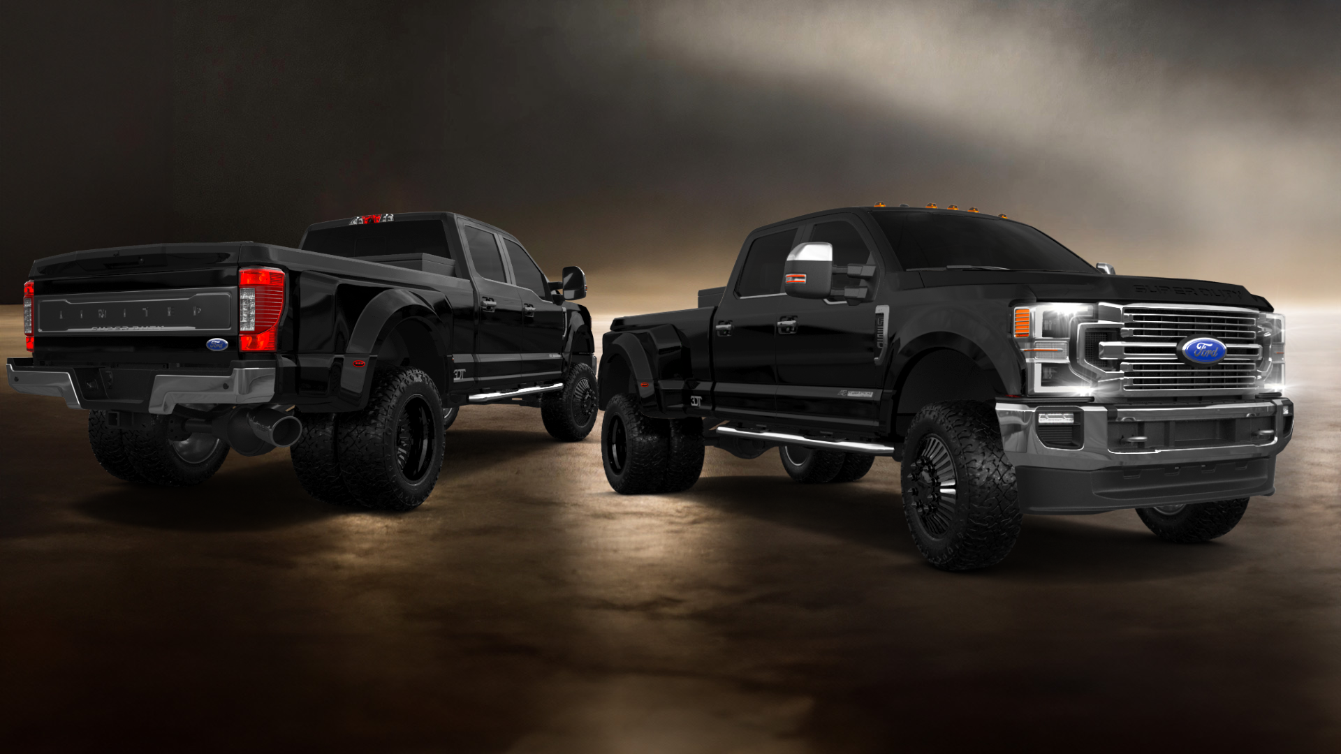 Tuning Ford F-350 DRW 4 Door pickup truck 2021