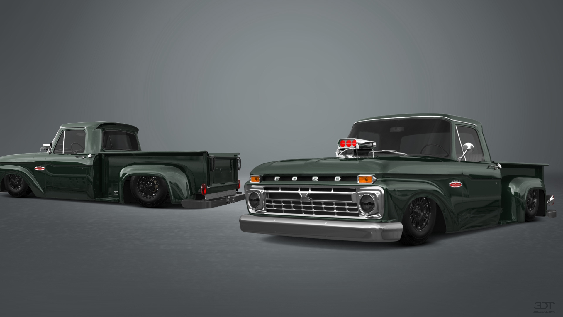 Ford F-100 Flareside 2 Door pickup truck 1961 tuning