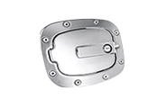 Fuel Door Race Style Billet Locking Fuel Door; Flat Black icon